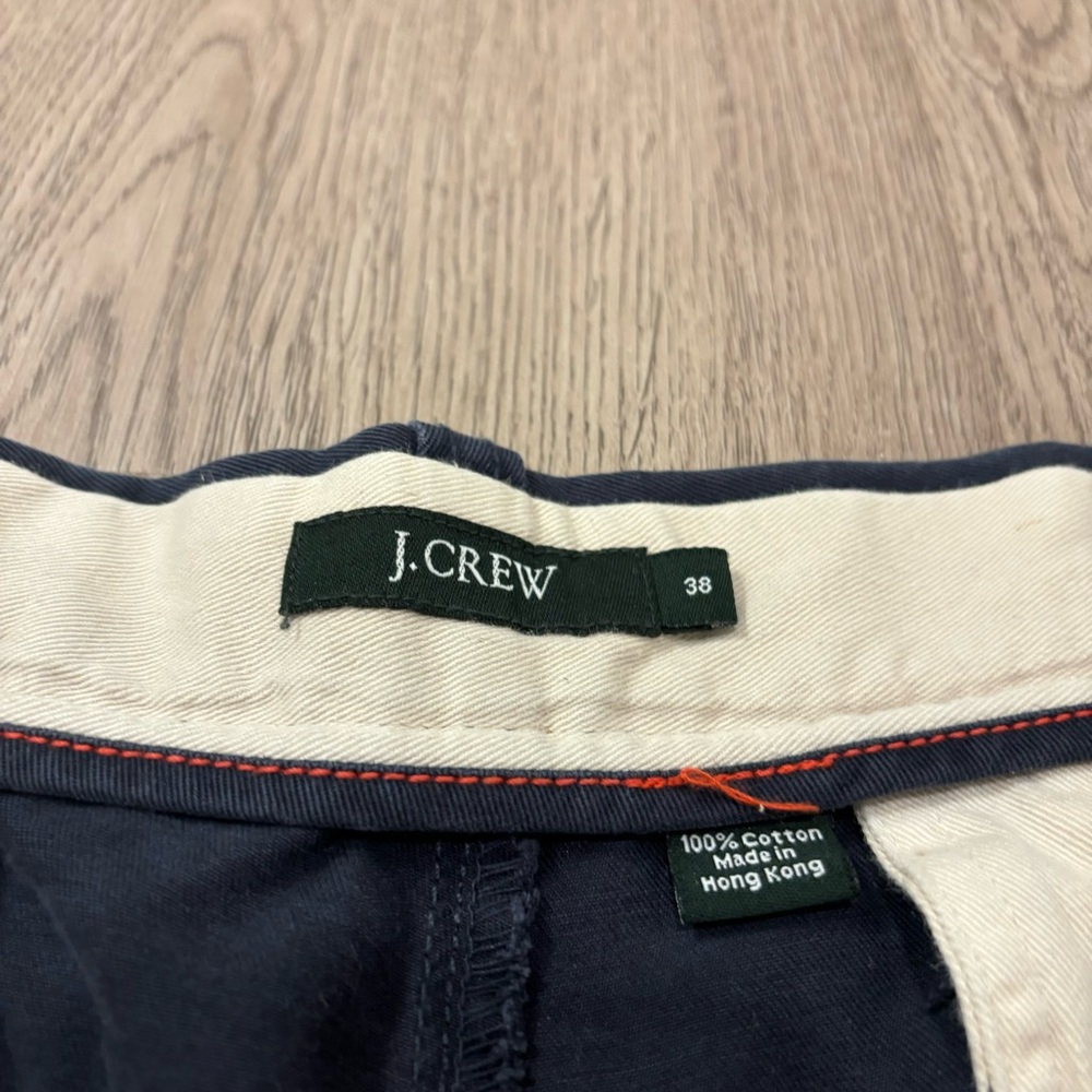 Vintage J.‎ Crew Chino Shorts Embroidered Hula Girls Navy Blue Men’s 38 - Picture 6 of 6